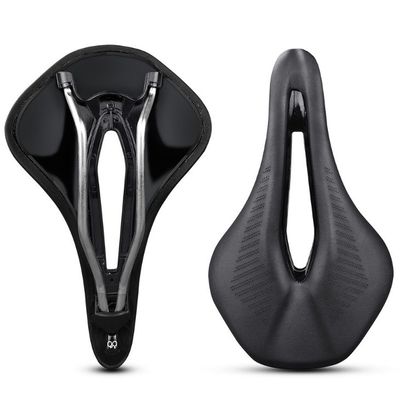 হালকা ওজনের এমটিবি / রোড সাইকেল সব ঋতু জন্য স্যাডল সামনের সিট ম্যাট কালো