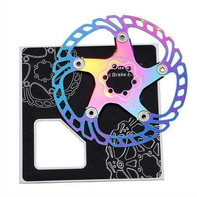 BMX RAINBOW 2021 সম্পূর্ণ সিএনসি রোড বাইক ব্রেক ডিস্ক 140/160/180/203mm দ্রুত শীতল ডাউন