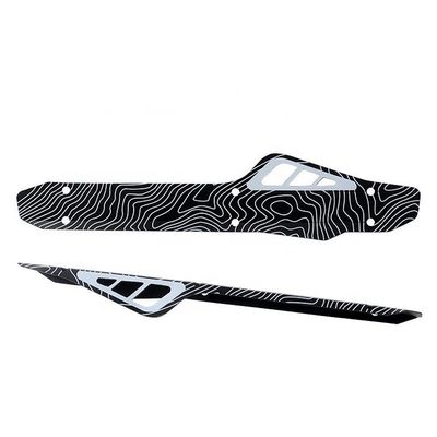 গুণ  MTB Bicycle Frame Chain Guard Protector in Black 26x6.3x0.07cm for Cycling and Bikes কারখানা