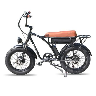 23AH ব্যাটারি ক্ষমতা 1000W 2000W মোটর 20 ইঞ্চি ফ্যাট বাইক ইলেকট্রিক বাইক কাস্টম সমর্থন