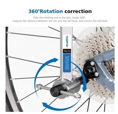 ডিজাইন বাইক মেরামত টুল সঙ্গে বাইক Derailleur হ্যাঙ্গার সংশোধনকারী সঠিক পিছন শিফট Lugs