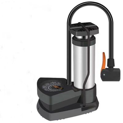 অটোমোবাইল সাইকেল বৈদ্যুতিক মোটরসাইকেল জন্য উচ্চ চাপ Schrader ভালভ ফুট পাম্প