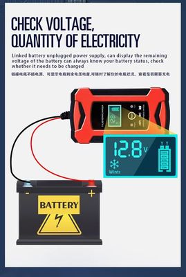 ব্যাটারি পরীক্ষক মোটরসাইকেলের জন্য এলসিডি রঙিন প্রদর্শন গাড়ি এসইউভি ট্রাক শুকনো সীসা-এসিড এজিএম জিইএল এসএলএ
