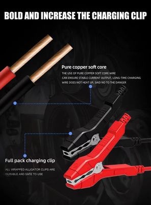 - চটকদার ডিজাইন Foxsur 12V 24V 25A স্মার্ট ব্যাটারি চার্জার জন্য গাড়ী ট্রাক প্লাগ সুবিধাজনক মেরামত