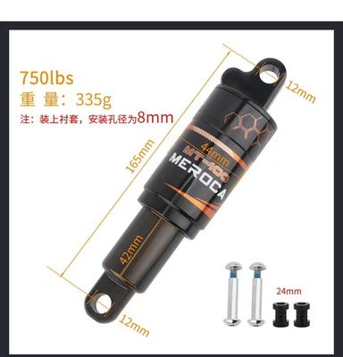 মেরোকা এমটিবি রিয়ার শক শোষক 125/150/165/190mm 750/850/1000LBS মাউন্টেন বাইকের জন্য তেল স্প্রিং