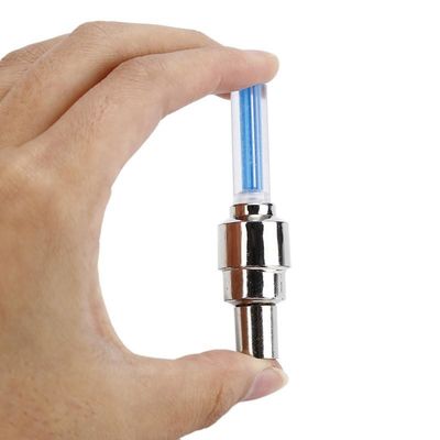 মাউন্টেন রোড বাইক স্পোকস মোটর হুইল টায়ার টায়ার ভালভ জন্য LED ফ্ল্যাশিং ল্যাম্প