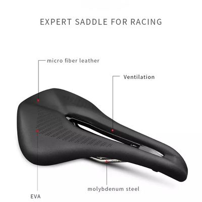 হালকা ওজনের এমটিবি / রোড সাইকেল সব ঋতু জন্য স্যাডল সামনের সিট ম্যাট কালো