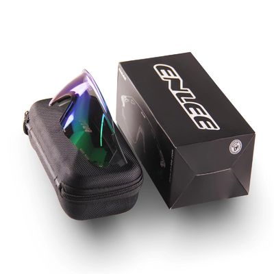 ক্লায়েন্টের লোগো মুদ্রণ করুন ইউনিসেক্স কাস্টমাইজযোগ্য রিমল সাইকেল চশমা রঙ পরিবর্তনকারী গগলস