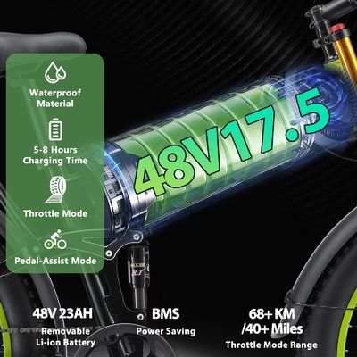 শিমানো ফ্রন্ট ডেরাইলার ২৬ ইঞ্চি ইলেকট্রিক সিটি বাইক অপসারণযোগ্য লিথিয়াম ব্যাটারি সহ