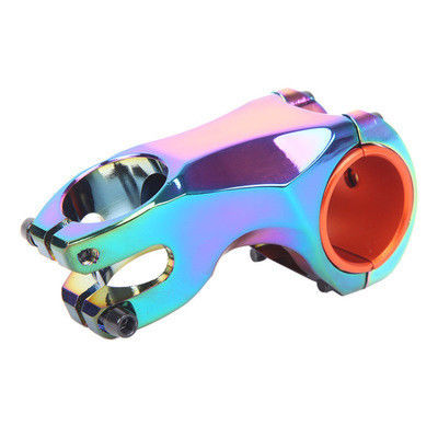 লাল 2021 এমটিবি রঙিন স্টেম খাদ 31.8/35*70 মিমি 17 ডিগ্রি এক্সসি এএম রোড বাইকের হ্যান্ডেলের জন্য