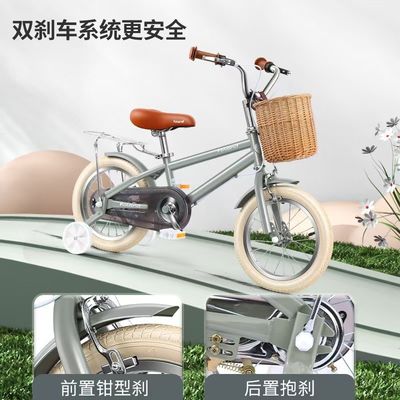 ইস্পাত ফর্ক শিশুদের প্রশিক্ষণ চাকা বাইক মেয়ে এবং ছেলেদের জন্য বয়স 2-7 দৌড়ানো সাইকেল চালানো