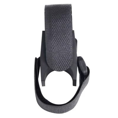 কালো সাইকেল এলইডি টর্চ ঘূর্ণন ব্র্যাকেট ফ্ল্যাশলাইট 28-40 মিমি বাইক লাইটের জন্য স্ট্যান্ড