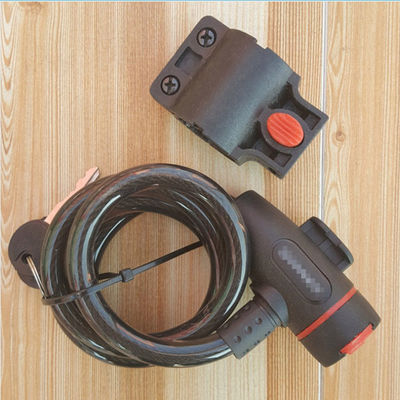 অ্যান্টি-চুরি সাইকেল সিকিউরিটি লক স্টেইনলেস স্টীল ক্যাবল কয়েল জন্য কাসল মোটরসাইকেল সাইকেল MTB সাইকেল 2 কী সহ