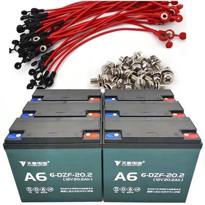 12V20.2Ah 6-DZF-20.2 ড্রাই চার্জড সিলড জিইএল লিড এসিড ব্যাটারি বৈদ্যুতিক স্কেটবোর্ডের জন্য