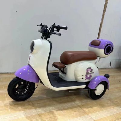প্রাপ্তবয়স্কদের জন্য 600W মোটর পাওয়ার 3-চাকা স্কুটার রিয়ার হাব মোটর অবস্থান ইন্টিগ্রেটেড ব্যাটারি