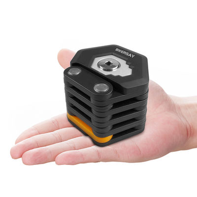 মাউন্টেন বাইক রোড বাইক ভাঁজযোগ্য লক অ্যান্টি-চুরি 85cm 3 টি কী সহ জিংক অ্যালোয় অ্যালোয় স্টিল