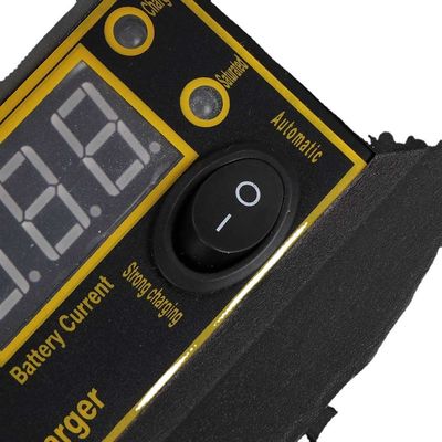 Tiroflx সাধারণ 15A স্মার্ট অটো ব্যাটারি চার্জার 12V/24V গাড়ি এবং মোটরসাইকেল জন্য