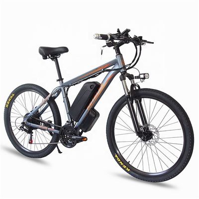 1000W 17.5AH বৈদ্যুতিক মাউন্টেন বাইক 26 &quot;মাউন্টেন ই-বাইক রিয়ার হাব মোটর অ্যালুমিনিয়াম খাদ
