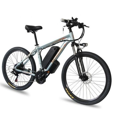 1000W 17.5AH বৈদ্যুতিক মাউন্টেন বাইক 26 &quot;মাউন্টেন ই-বাইক রিয়ার হাব মোটর অ্যালুমিনিয়াম খাদ