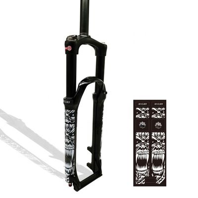 সজ্জিত সাইকেল ফ্রেম গার্ডের জন্য 3 ডি ওয়াটারপ্রুফ সাইকেল ফর্ক সুরক্ষা স্টিকার