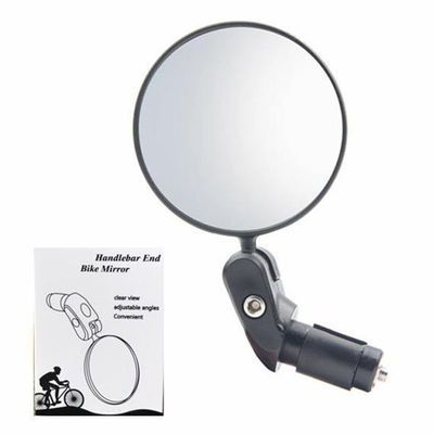 কোণ সামঞ্জস্যযোগ্য বাম ডান হ্যান্ডলারের আয়না মডেল বাইক সাইক্লিং স্টিলের সাথে আনুষাঙ্গিক