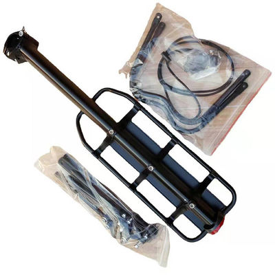 আয়রন টিউব ট্রাঙ্ক মাউন্ট বাইসাইকেল ক্যারিয়ার হালকা ওজন র্যাক সেডান আউটডোর ভ্রমণের জন্য 985g