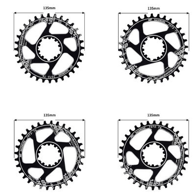 RACEWORK 32T 34T 36T 38T MTB GXP ক্র্যাঙ্ক 170mm এবং 68MM নীচের ক্রেট সেট জন্য চেইন রিং